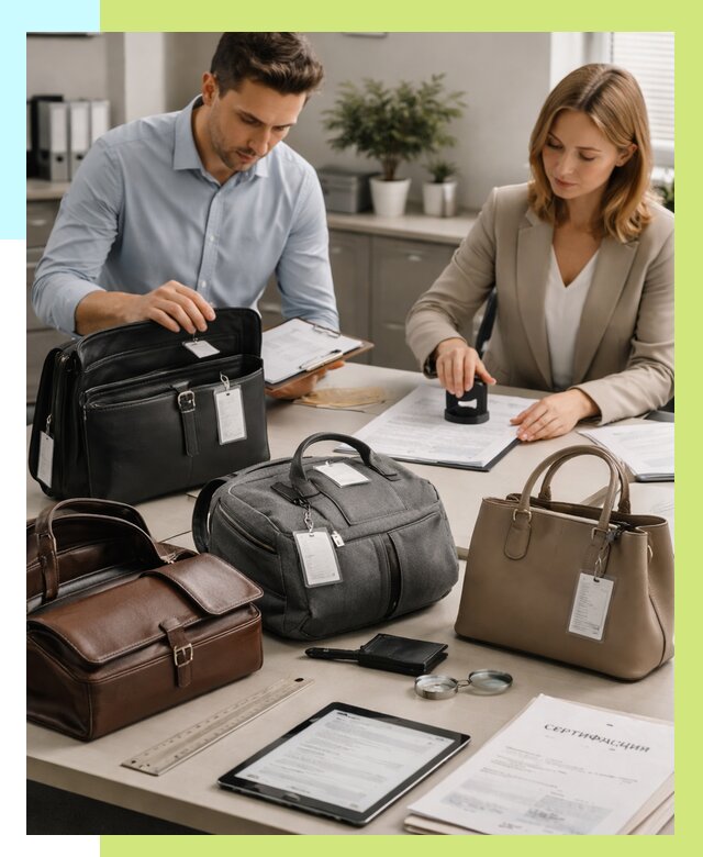 Сертификация сумок в Чусовой от 7836 руб. | Алешин-Чсв