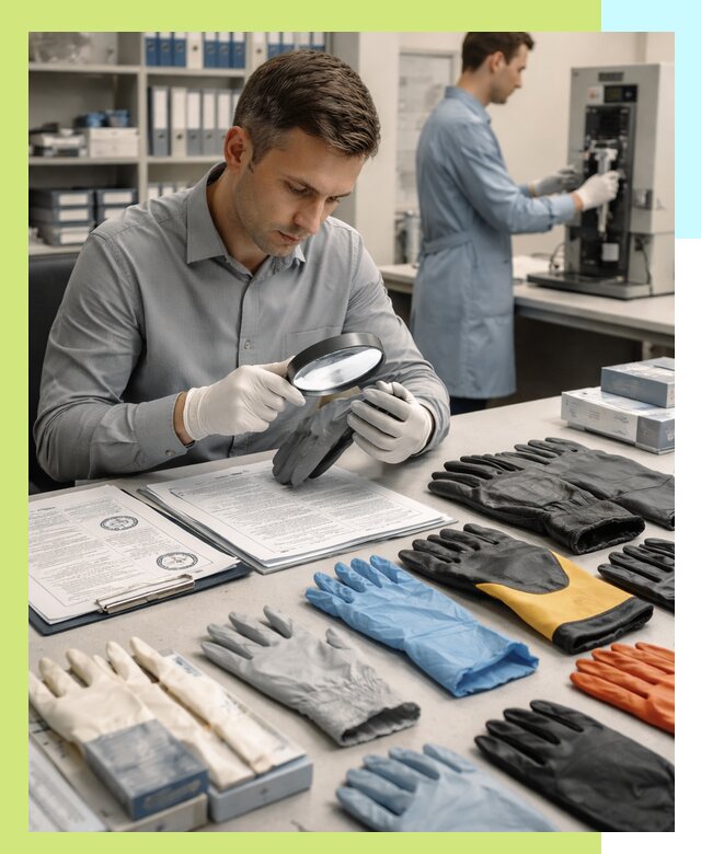 Сертификация перчаток и средств защиты продукции в Чусовой