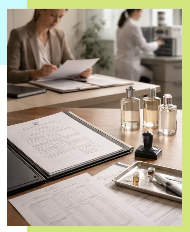 Сертификация парфюмерии в Чусовой от 15672 р. | Алешин-Чсв