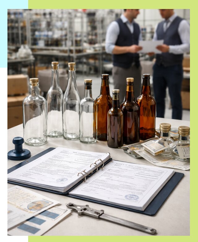 Сертификация стеклянных бутылок в Чусовой от 26120 р. | Алешин-Чсв