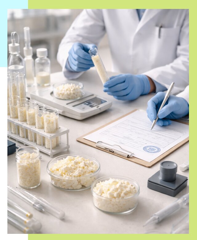 Сертификация творога в Чусовой от 12538 р. под ключ | Алешин-Чсв