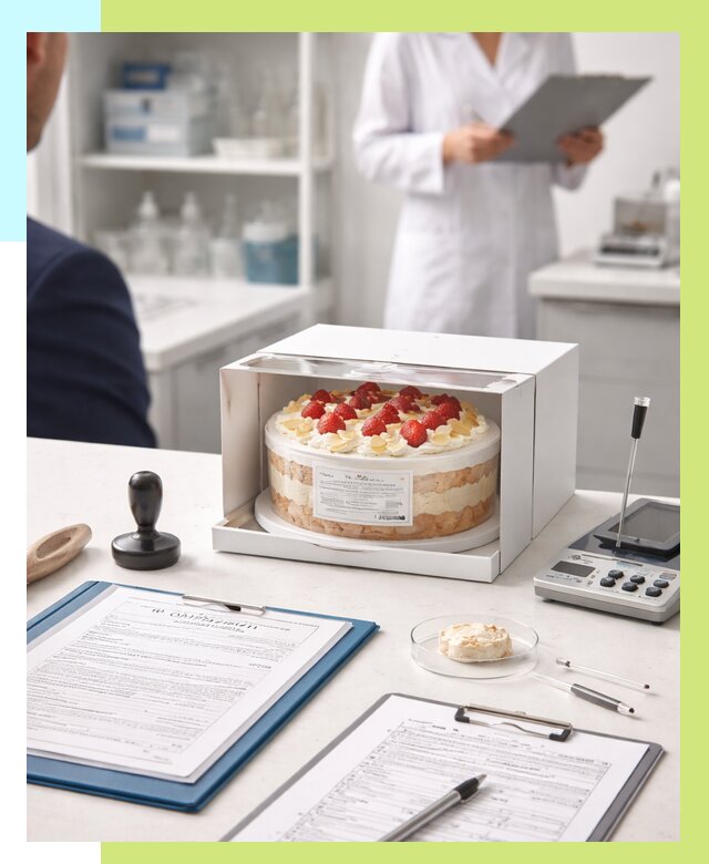 Сертификация тортов в Чусовой от 9403 р. заказать | Алешин-Чсв