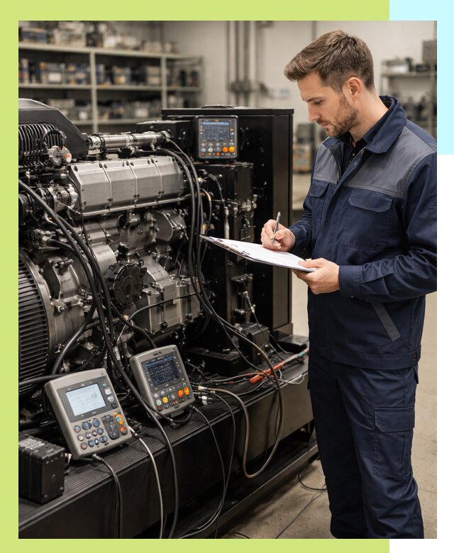 Сертификация дизельных генераторов и их оборудования в Чусовой