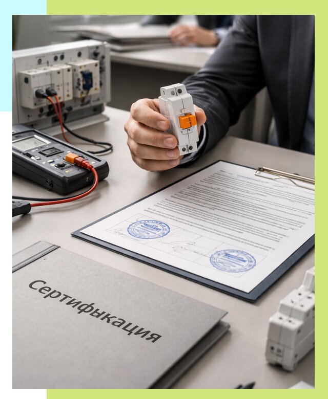 Сертификация выключателей под ключ в Чусовой от 15672 р. | Алешин-Чсв