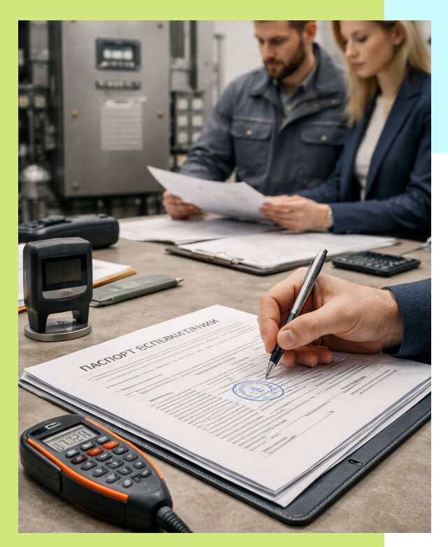 Оформление паспорта эксплуатации оборудования в Чусовой