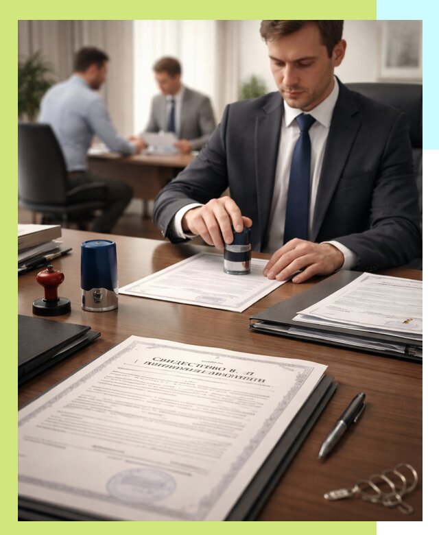 Оформление свидетельства о государственной регистрации в Чусовой