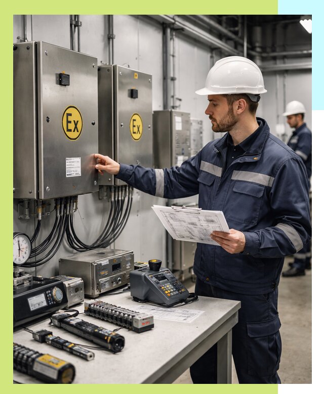 Сертификат взрывозащиты промышленного оборудования в Чусовой