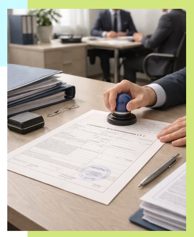 Сертификат происхождения СТ 1 в Чусовой от 4702 р. | Алешин-Чсв