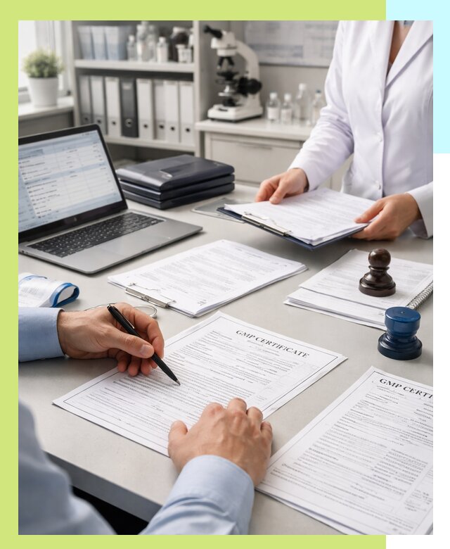 Оформление сертификата GMP в Чусовой для фармпроизводства