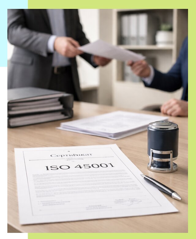 Сертификат ISO 45001 в Чусовой под ключ от 47016 р. | Алешин-Чсв