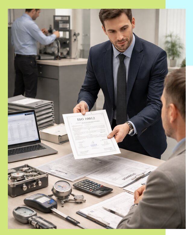 Выдача сертификата ISO 10012 по требованиям метрологии в Чусовой