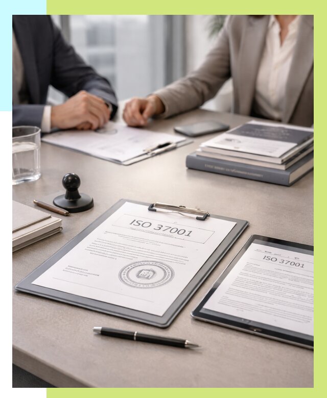Сертификат ISO 37001 в Чусовой оформить от 125376 р. Алешин-Чсв